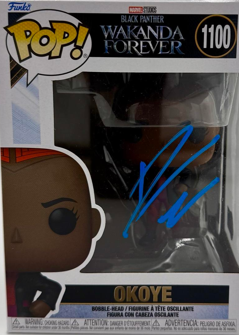Danai Gurira Signed Funko Pop #1100 Okoye (Black Panther) - Beckett COA
